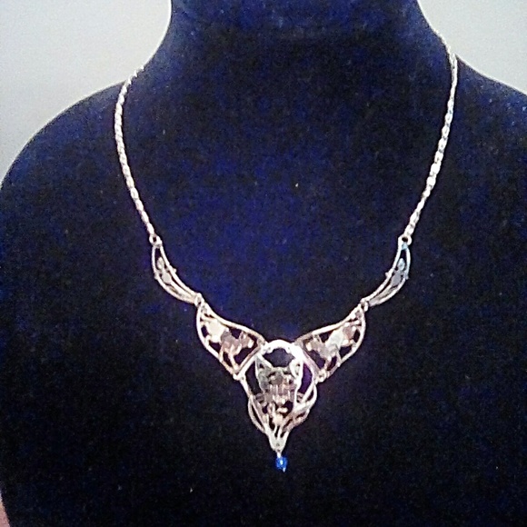 Wild Bryde Jewelry - Platinum Cat Necklace, retired Wild Bryde Silver